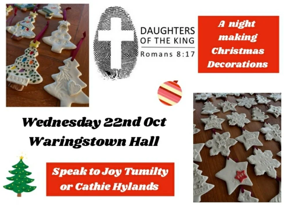 Daughters of the King - A Night Making Christmas Decorations