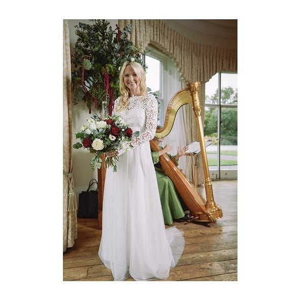 Interview with @indiebride.london my dress designer ONLINE NOW. Venue @kewevents Photographer @matthew_willcocks Hair and Makeup @joelizabethweddings #bohobride #wedding #weddingdress #sustainability #ethicalfashion #london #bridalwear #bohostyle #ke