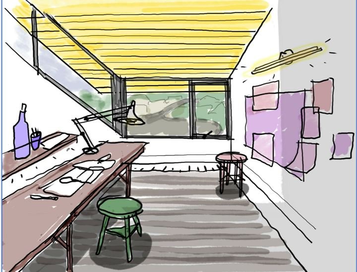 sagebrush-wayback-architects-house-toronto-don-mills-interior-art room-sketch.JPG