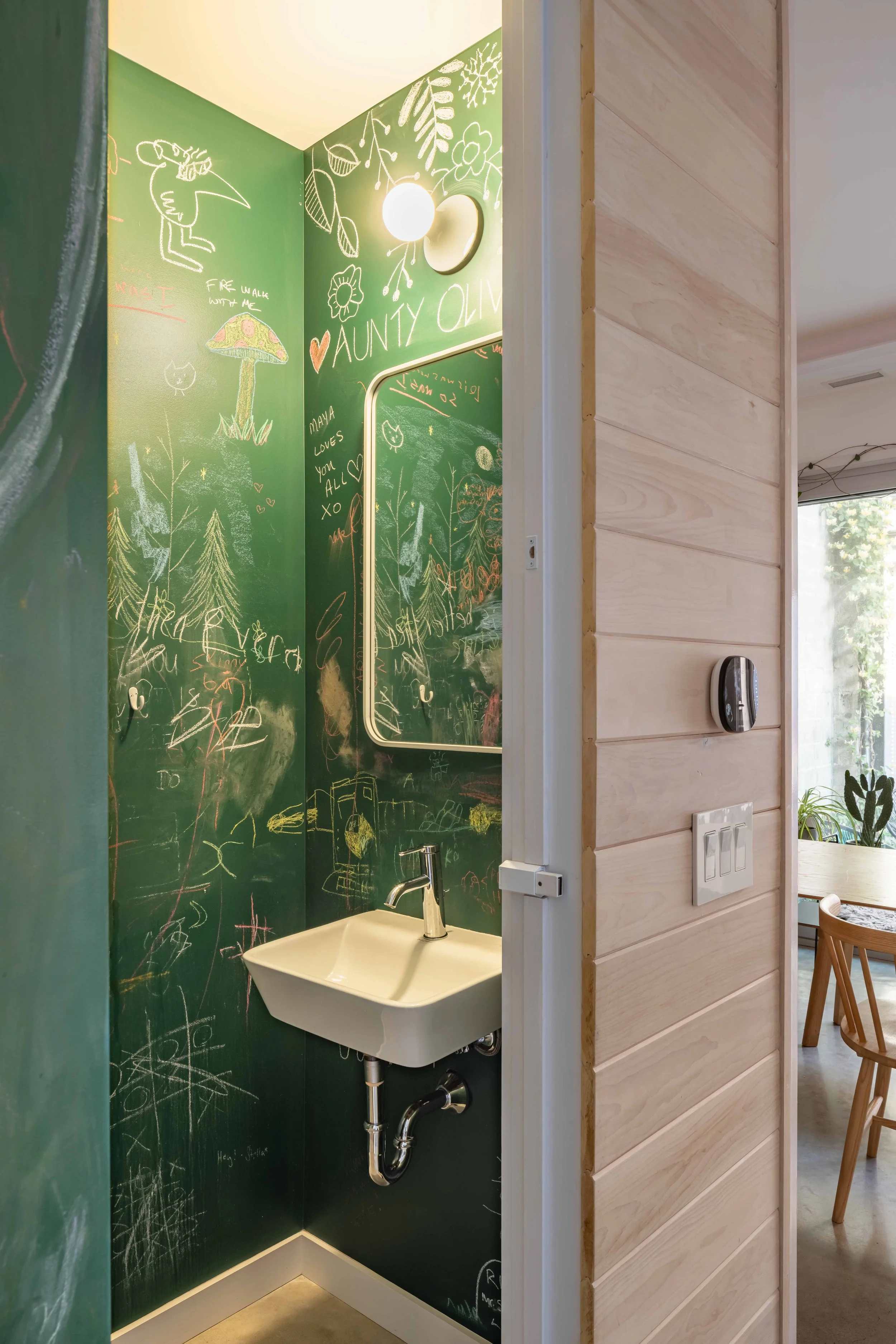wayback-architects-toronto-roncesvalles-laneway-house-powder-room-hidden powder room