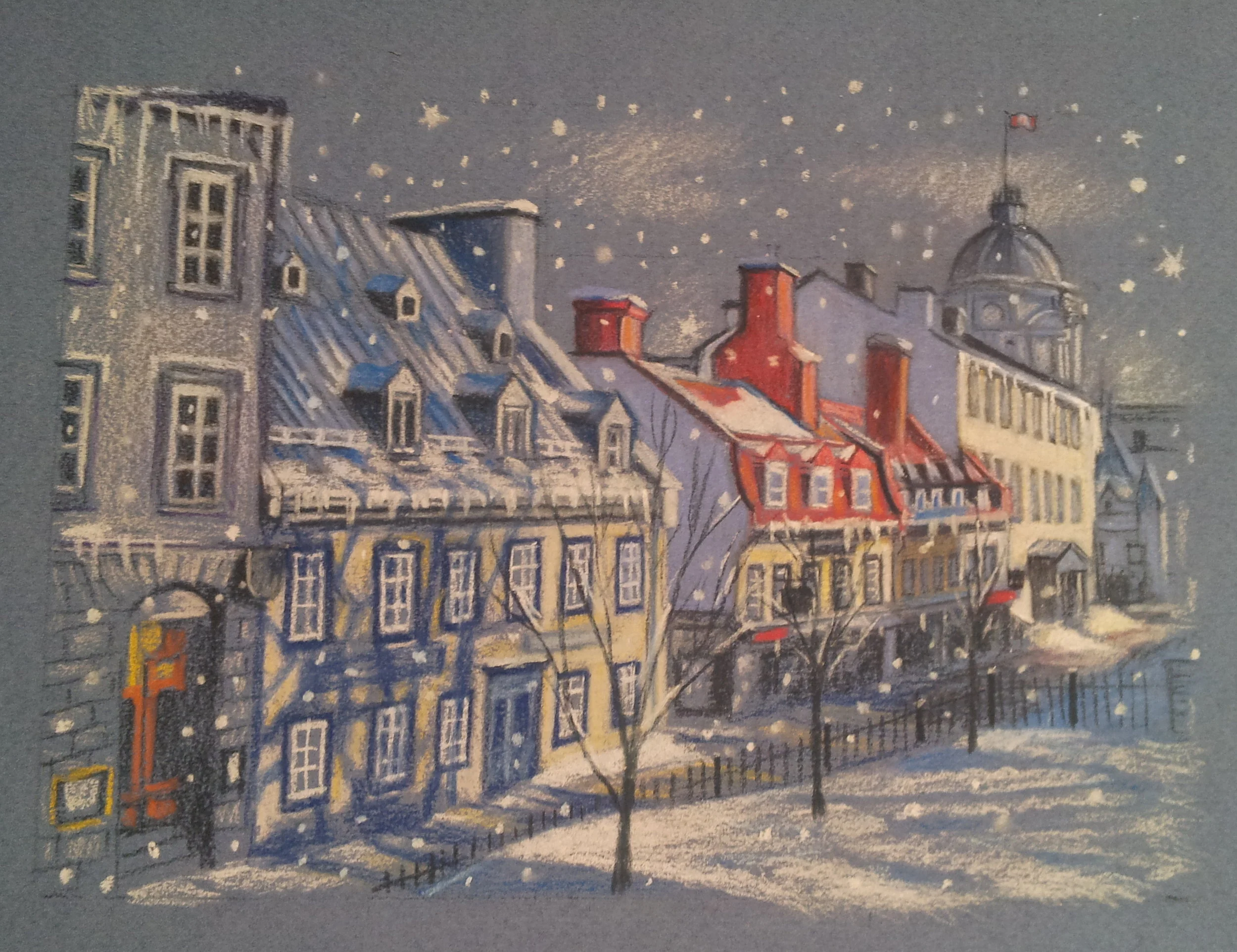 souvenirs sur rue Ste-Anne a Québec