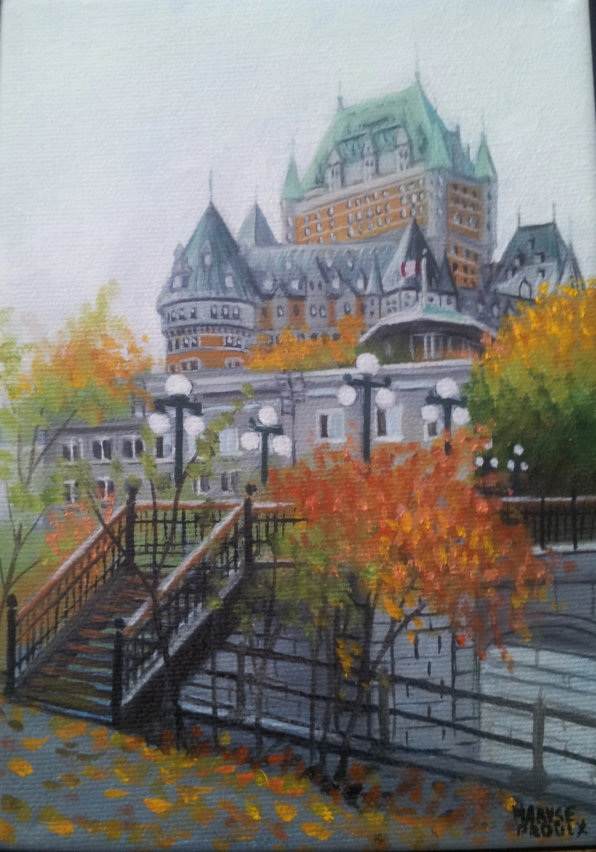 quebec a l'automne au Parc Montmorency II