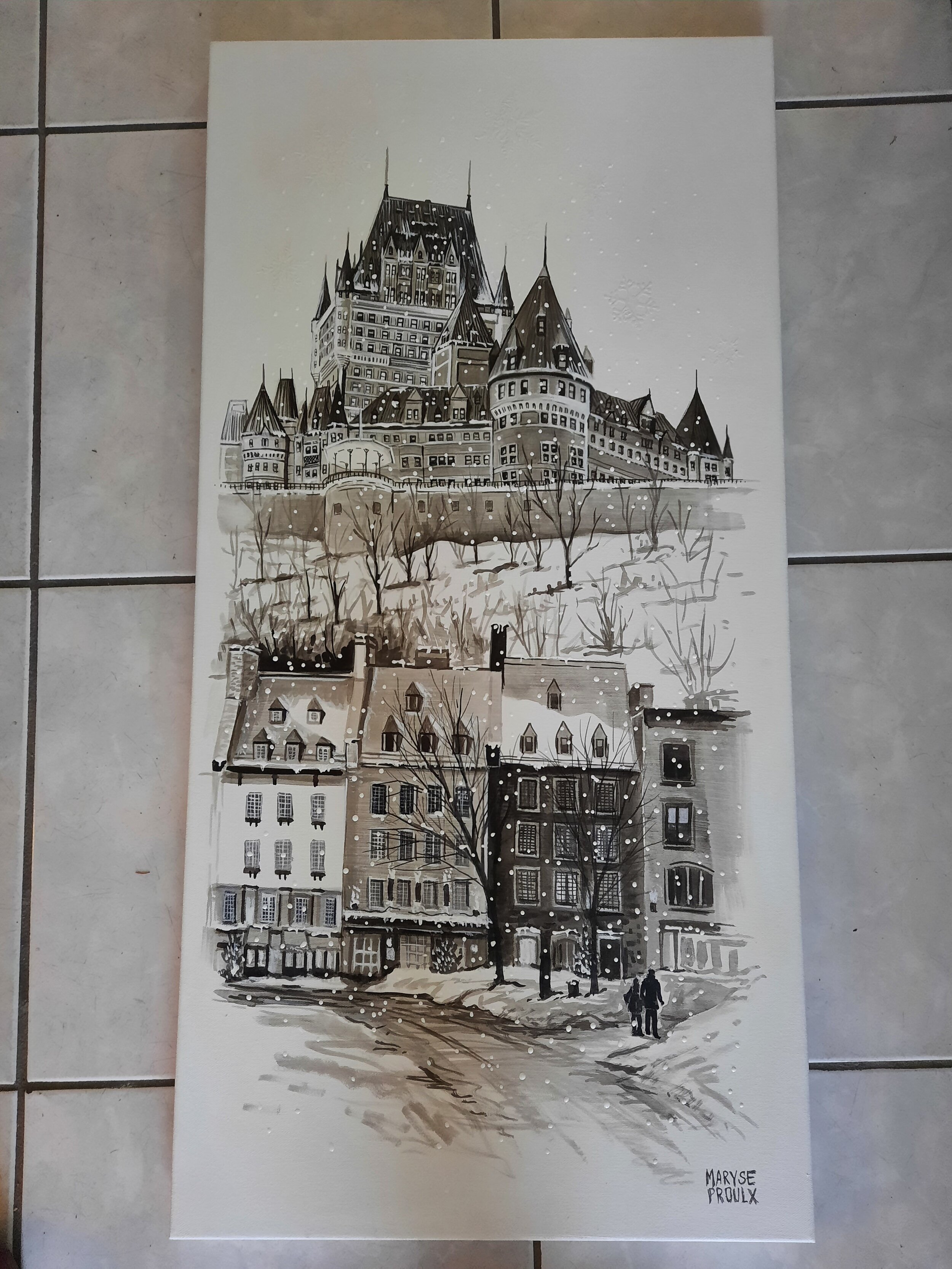 P'tit Champlain en hiver