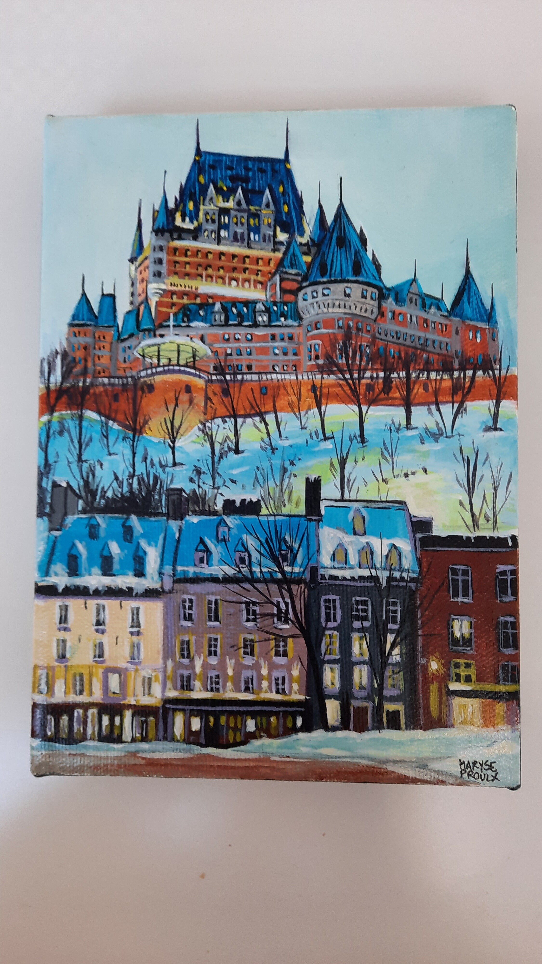 L'hiver dans le p'tit champlain en decembre