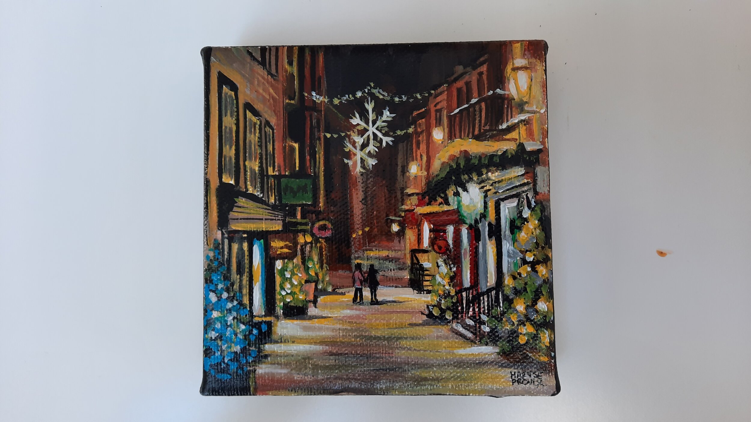 Le P'tit Champlain la nuit