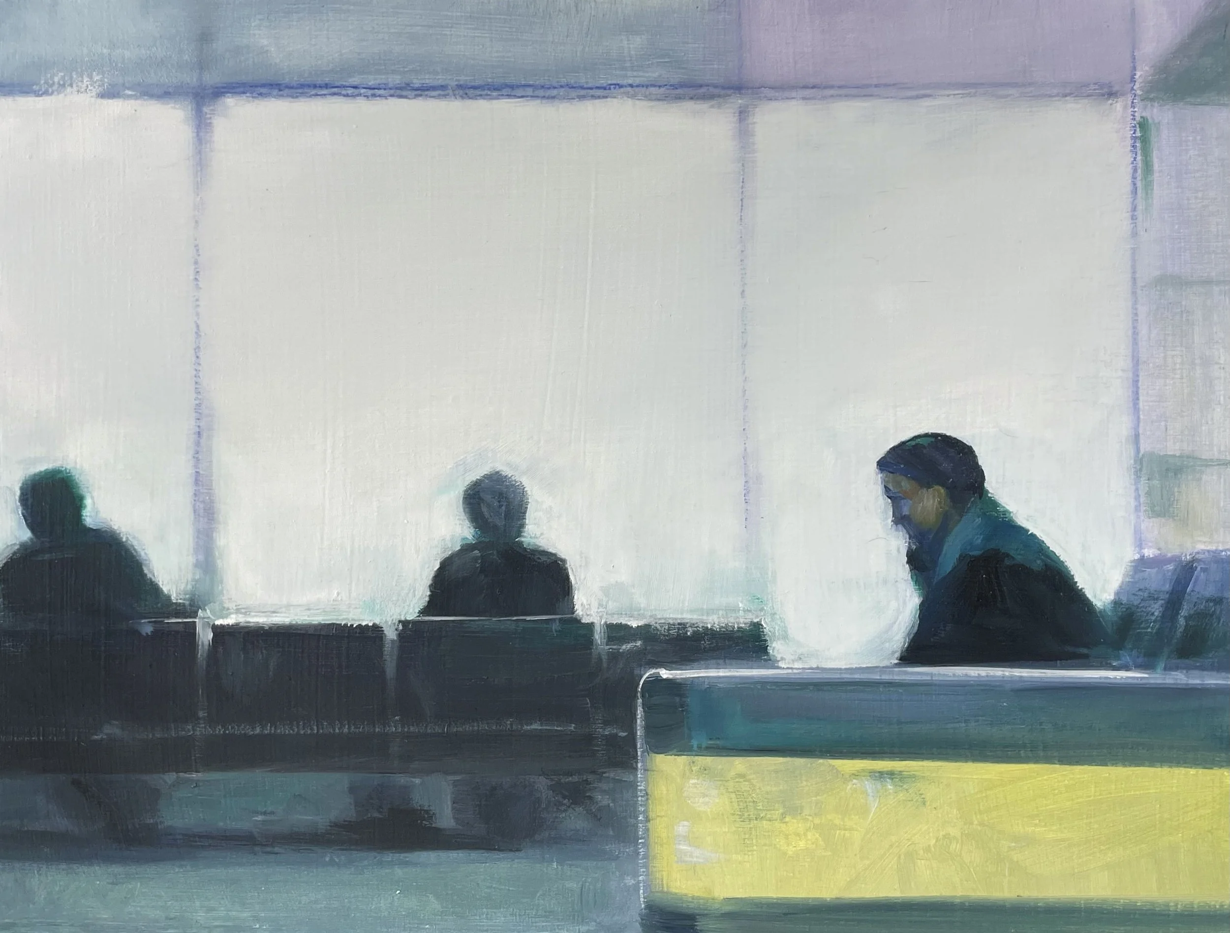Waiting, yellow 