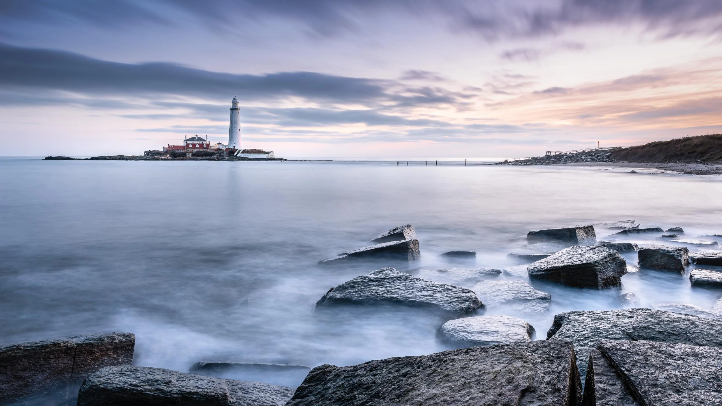 St Marys Lighthouse Sunrise