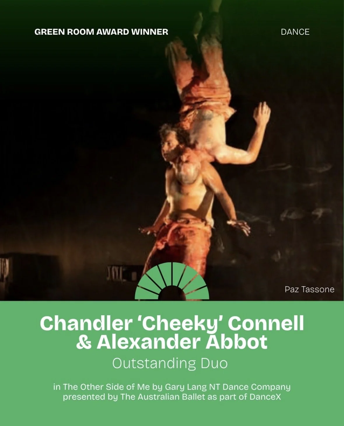 2026 Green Room Awards recipient | Outstanding Duo