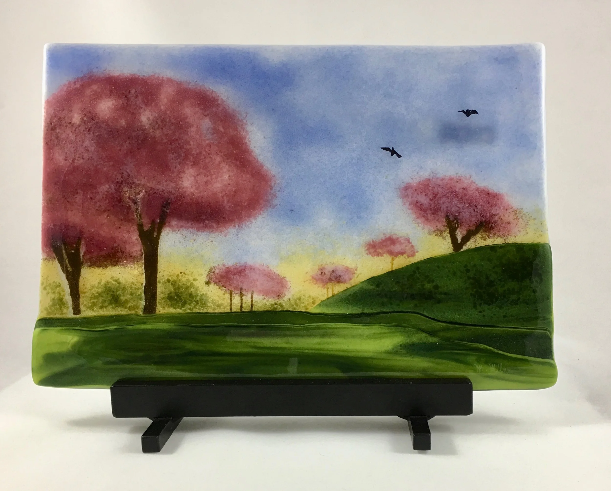 Hillside in Bloom - 8" x 12"