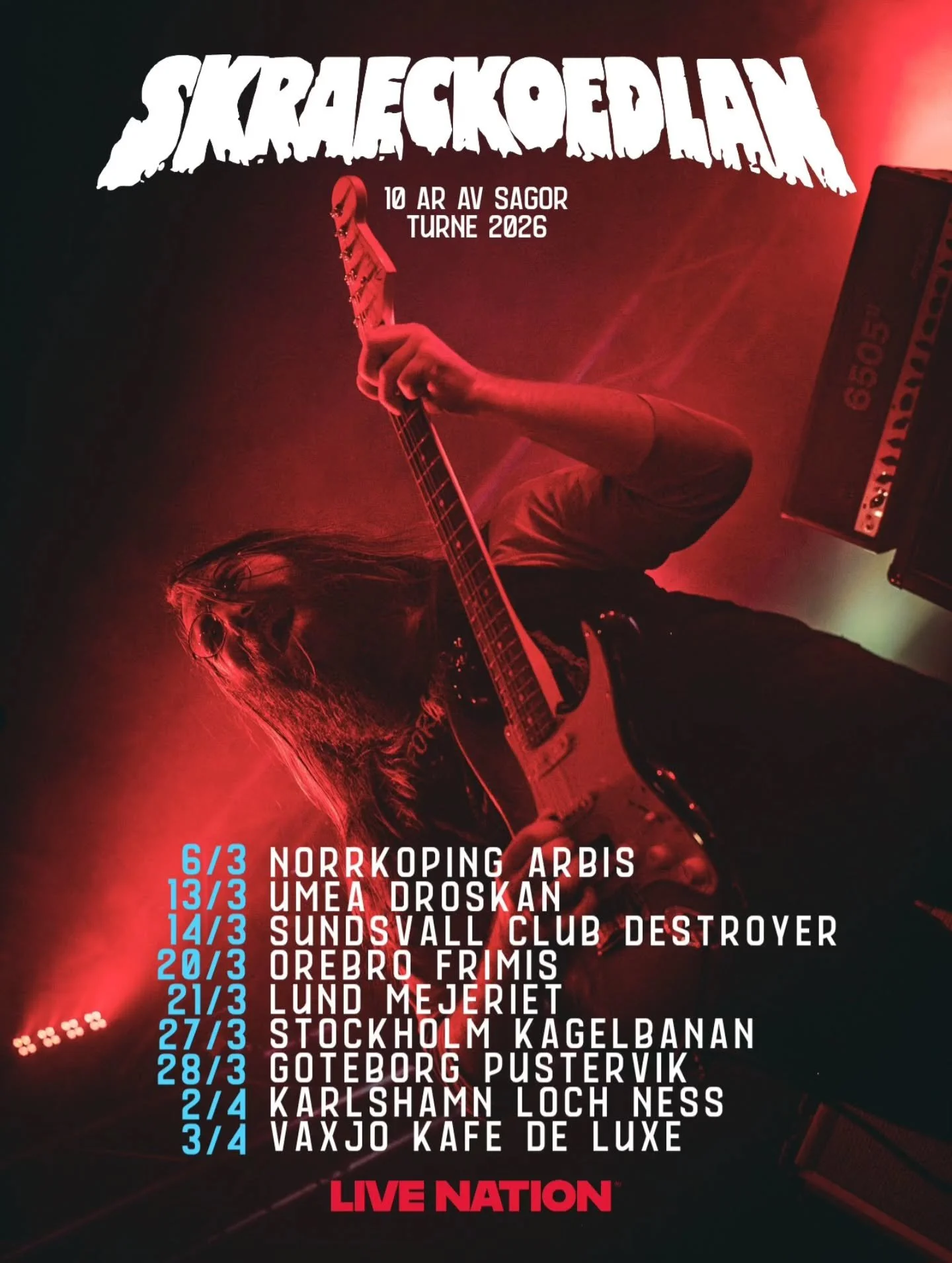 Nu &auml;r det en vecka kvar till turn&eacute;n d&auml;r vi firar 10-&aring;rsjubileumet av v&aring;rat album Sagor drar ig&aring;ng. 
S&auml;kra din biljett nu vi l&auml;nk i bio. 

Ses p&aring; v&auml;garna. 

📷@alexandra.m.petersen