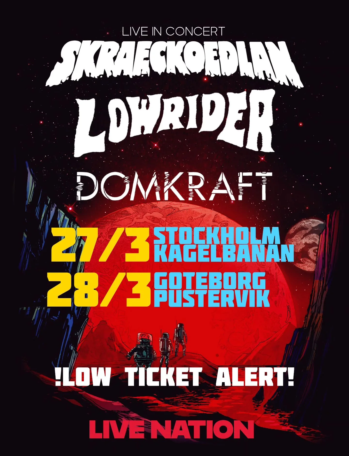 Endast f&aring;tal biljetter kvar till Stockholm och G&ouml;teborg nu i helgen 🌵

Biljetter via l&auml;nk i bio.