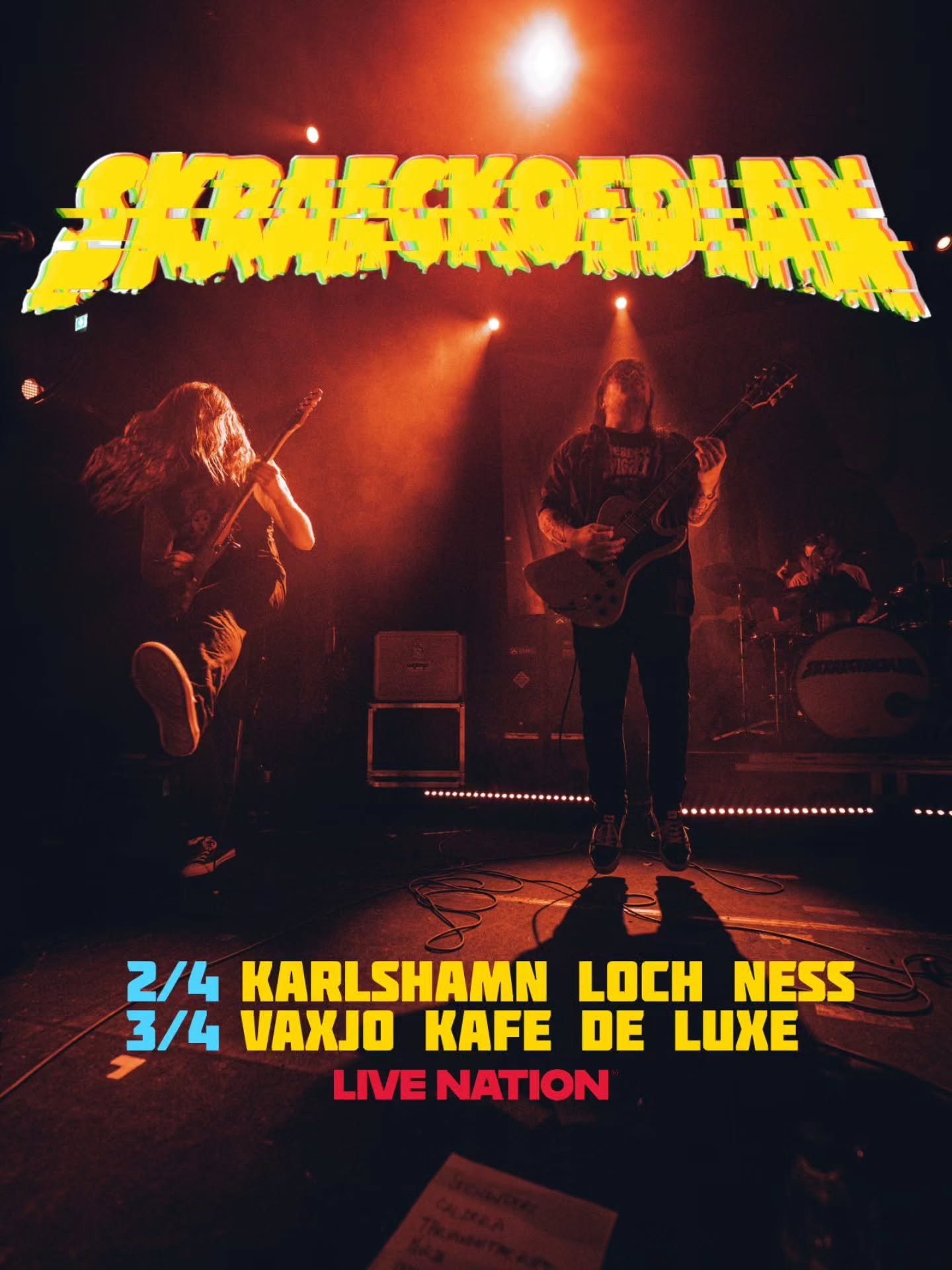 V&aring;rens turn&eacute;sv&auml;ng avslutas nu i veckan i Karlshamn p&aring; @lochnesskarlshamn och I V&auml;xj&ouml; p&aring; @kafedeluxe 

🌵 Hoppas vi ses d&auml;r. Biljetter finns via l&auml;nk I bio. 

📷@alexandra.m.petersen