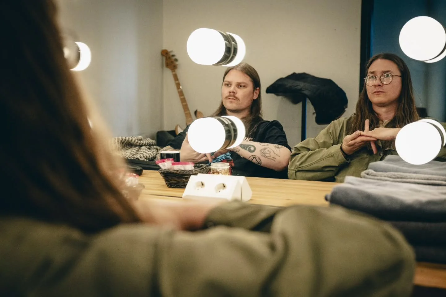 Robert and Erik has decided to continue the band as a country two piece act with only rythm guitar and electric bass. They also tried to get Peder from @lowridergram on lead bass but he was a bit sceptical. 

📷@alexandra.m.petersen