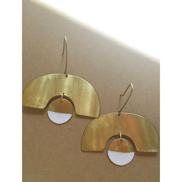 With your support, my heart and my growing belly can do more to help something so important. So, it&rsquo;s time for a RAFFLE!! These brass earrings (sterling hooks) are up and ready for a new home. $5 per ticket and 100% goes to @the_naabb and their
