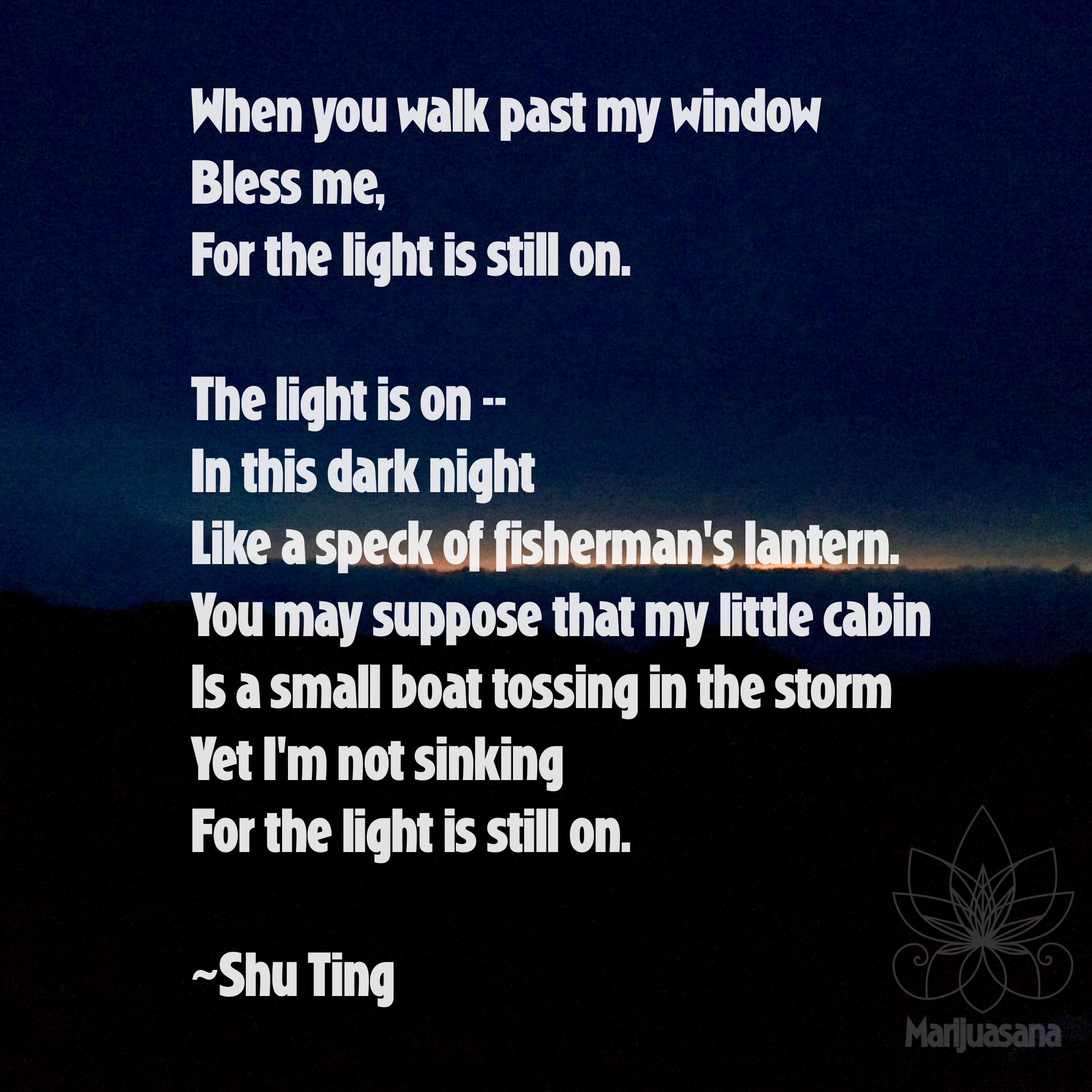 The light is still on