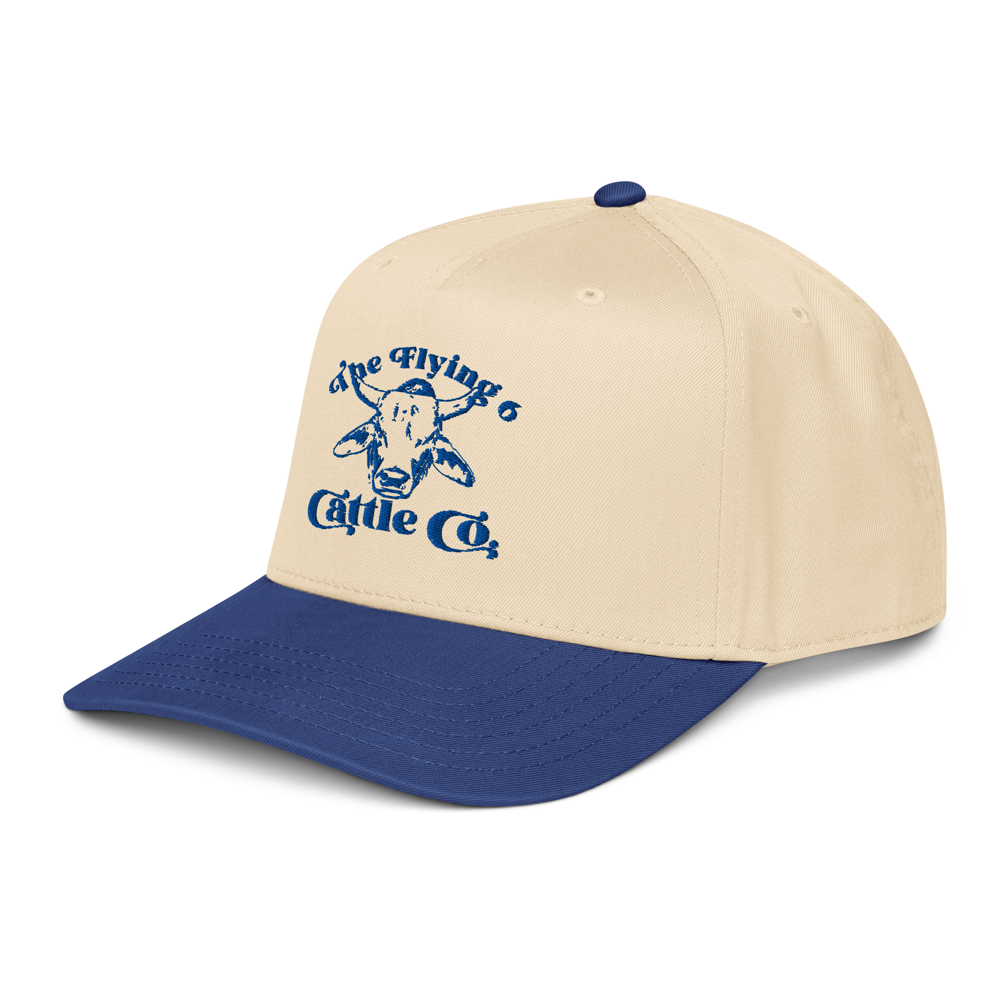5-panel-mid-profile-baseball-cap-royal-natural-left-front-69e00b2999e1b.png