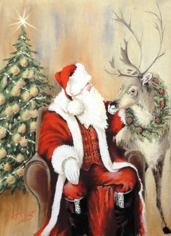 Santa and Dasher