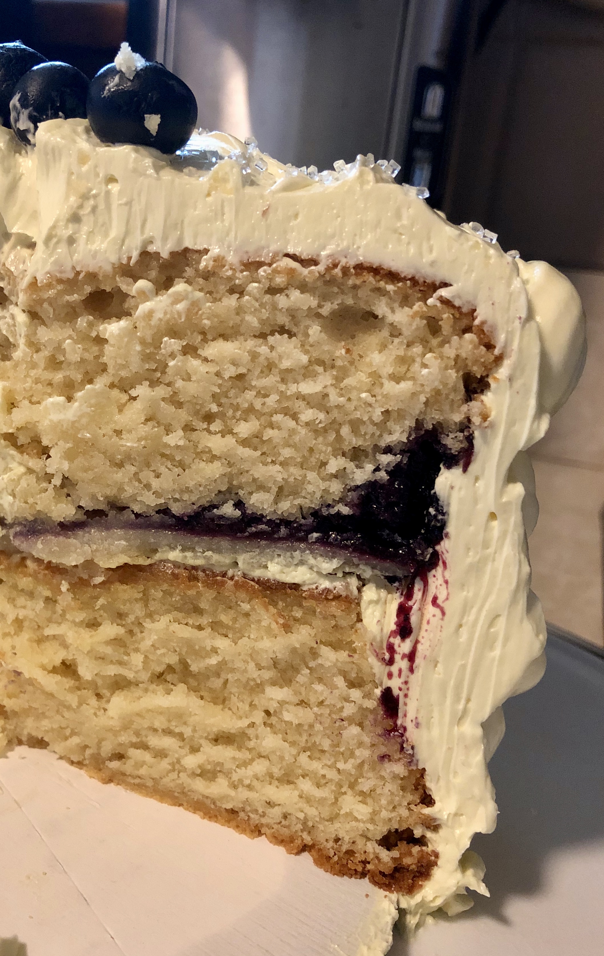 blueberry pie cake