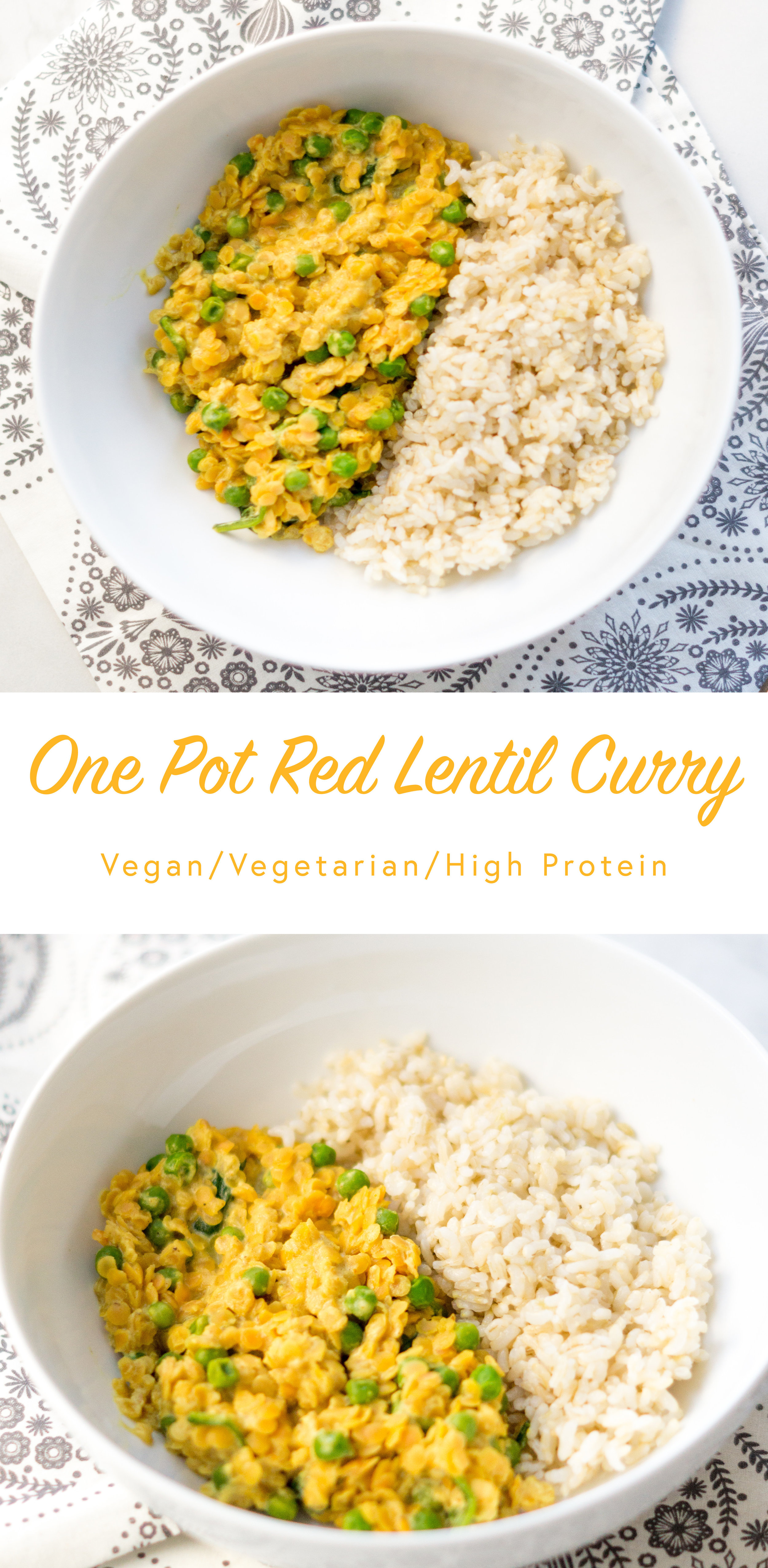 i am rorie, i am rorie recipes, whole foods, vegan food, vegan dinner, vegan protein, lentils, curry, indian food, vegan indian food, one pot meal, one pan meal, one pot vegan meal, salt, pink himalayan salt, green peas, peas, brown rice, red split lentils, coconut milk, reduced fat coconut milk, garlic, garlic powder, vegetable broth, curry powder, vegan meal prep, winter meal prep, vegan winter meal prep, new year diet meal prep, chicago vegan blog, vegan blogger, vegan recipes, chicago blogger, food blogger, vegan food blogger, delicious vegan food, vegan health, vegan lifestyle, vegan diet, vegan weight loss