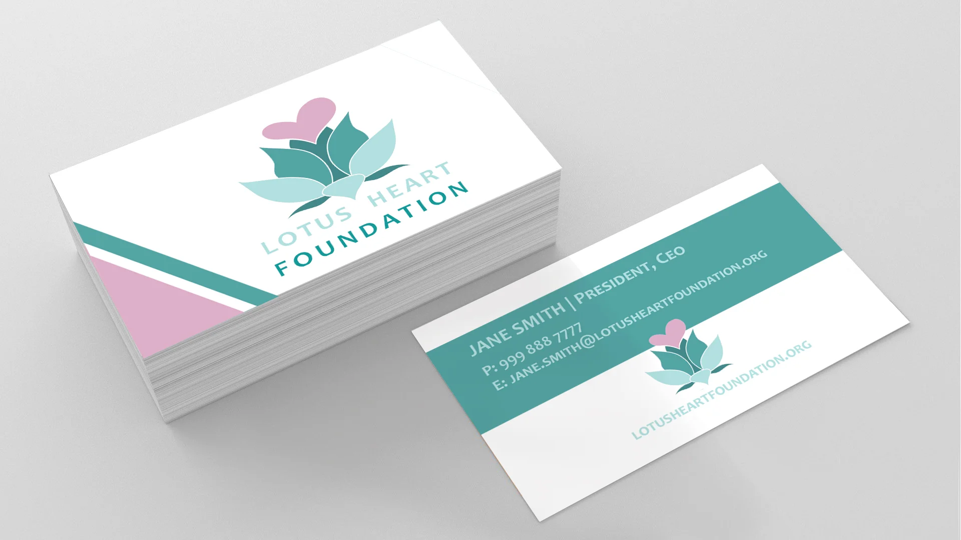 Lotus Heart Foundation Business Cards