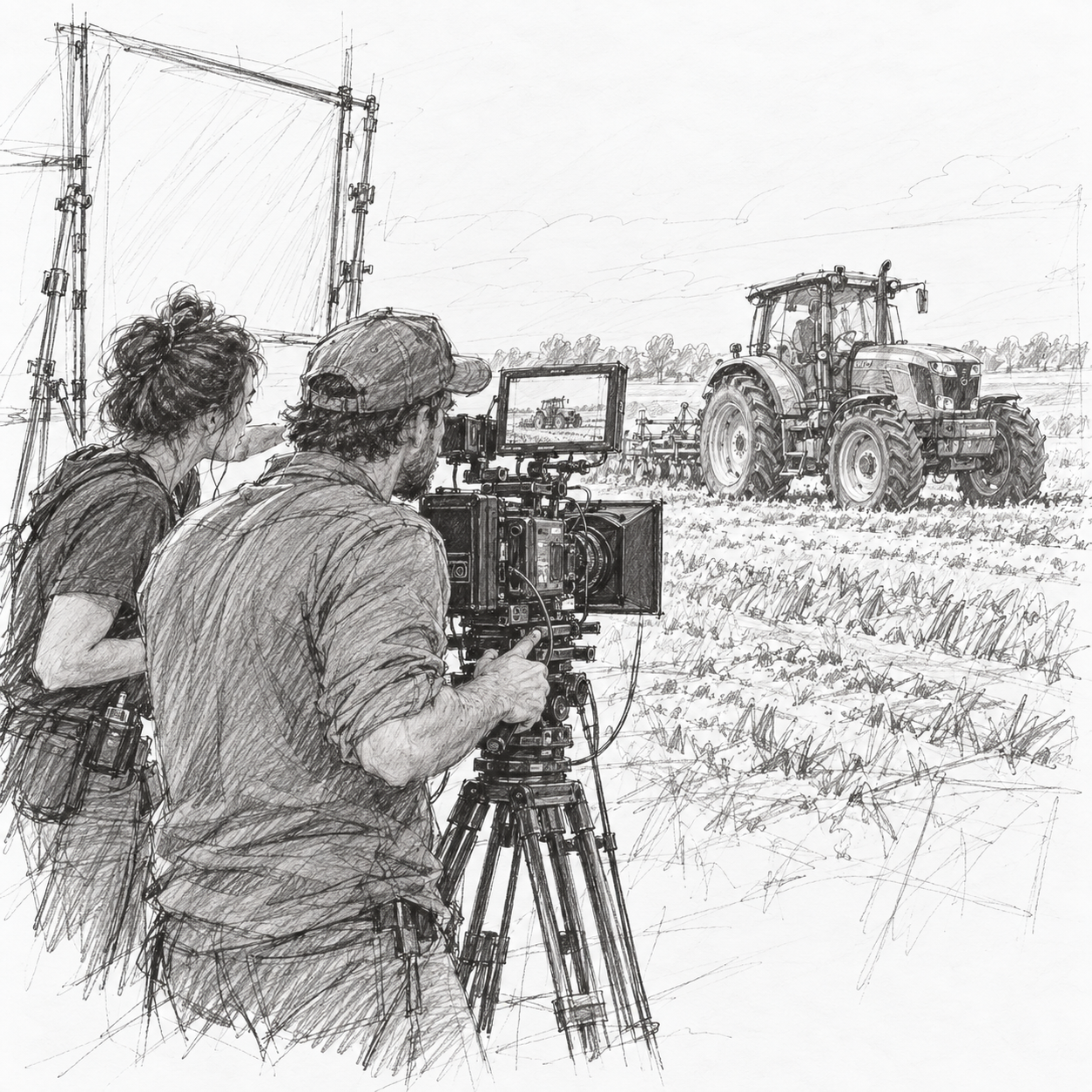 Dallas–Fort Worth commercial video production crew filming equipment brand content