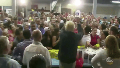Source: Giphy (Donald Trump throwing paper towels at a Puerto Rican aid center, October 3, 2017)