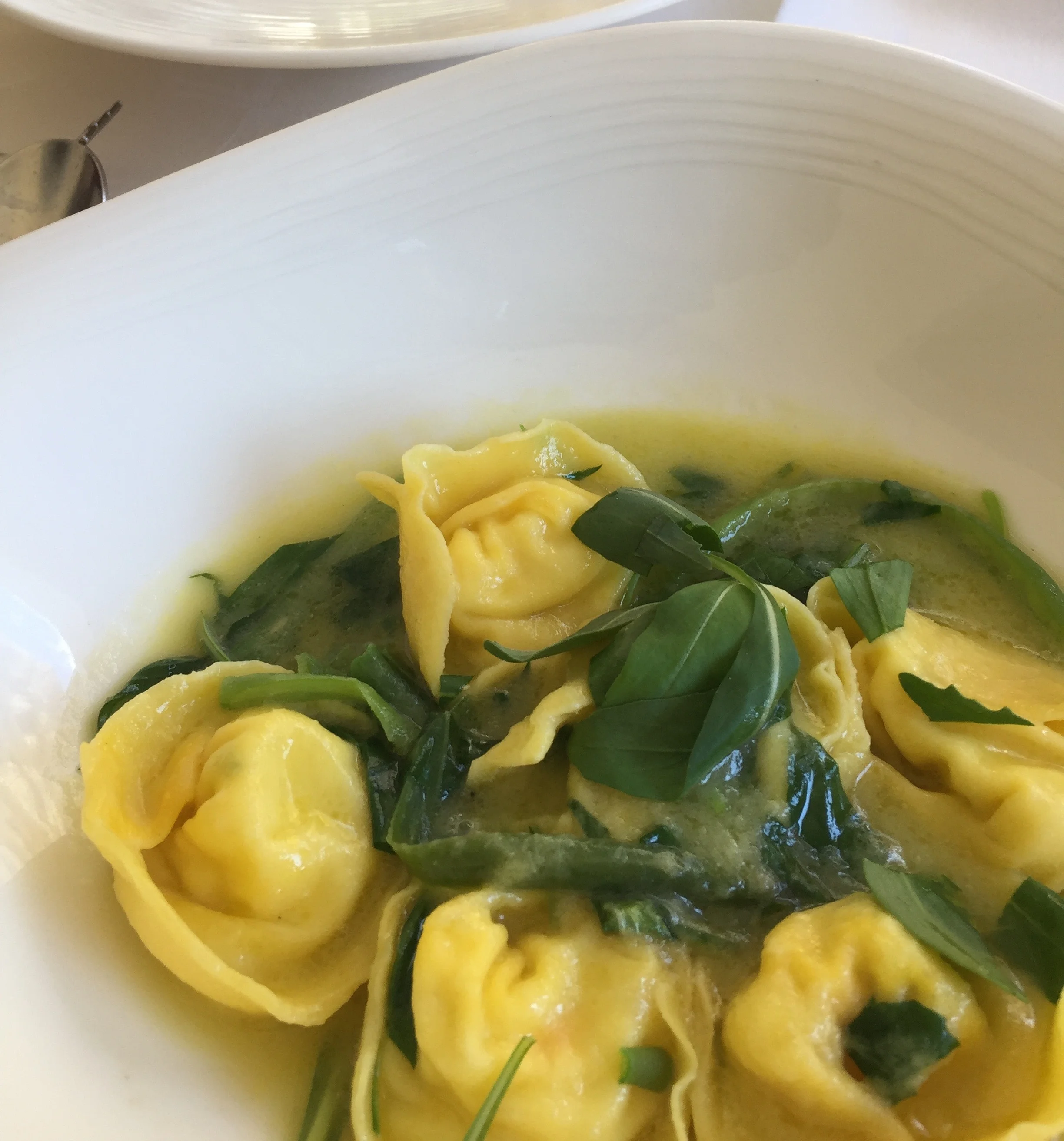 The lemon lobster tortellini - literally TO DIE FOR
