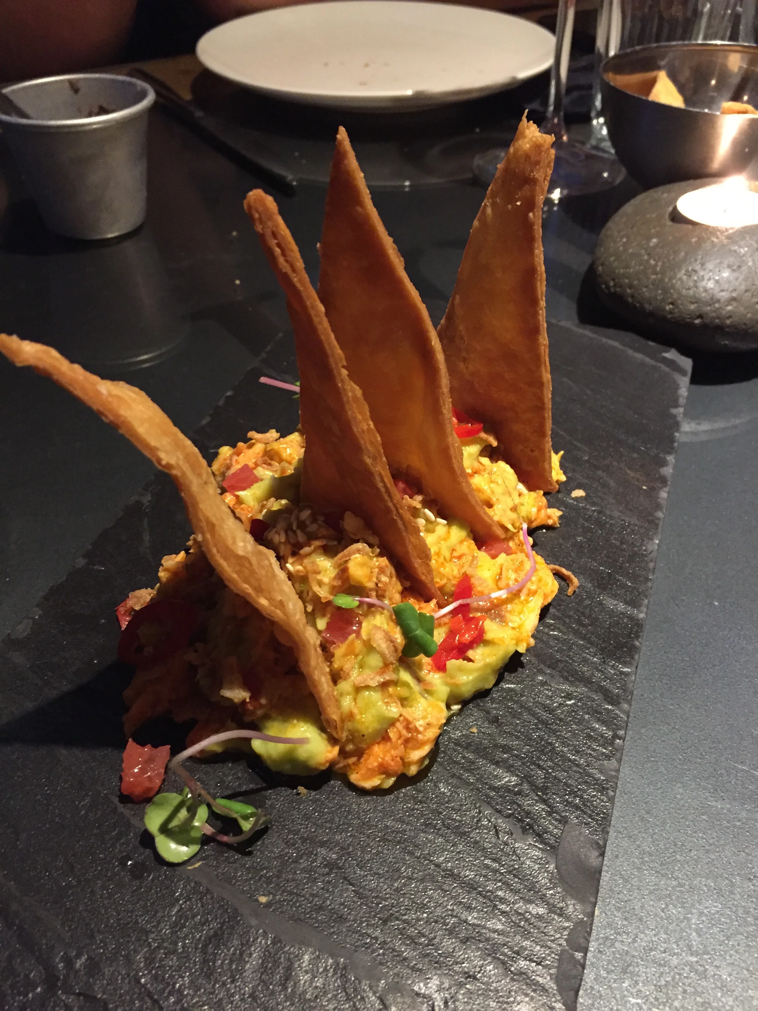 The tuna tartare at Toro