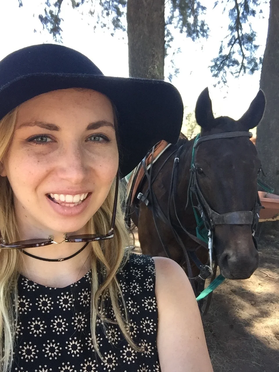 Me with one of the horses!