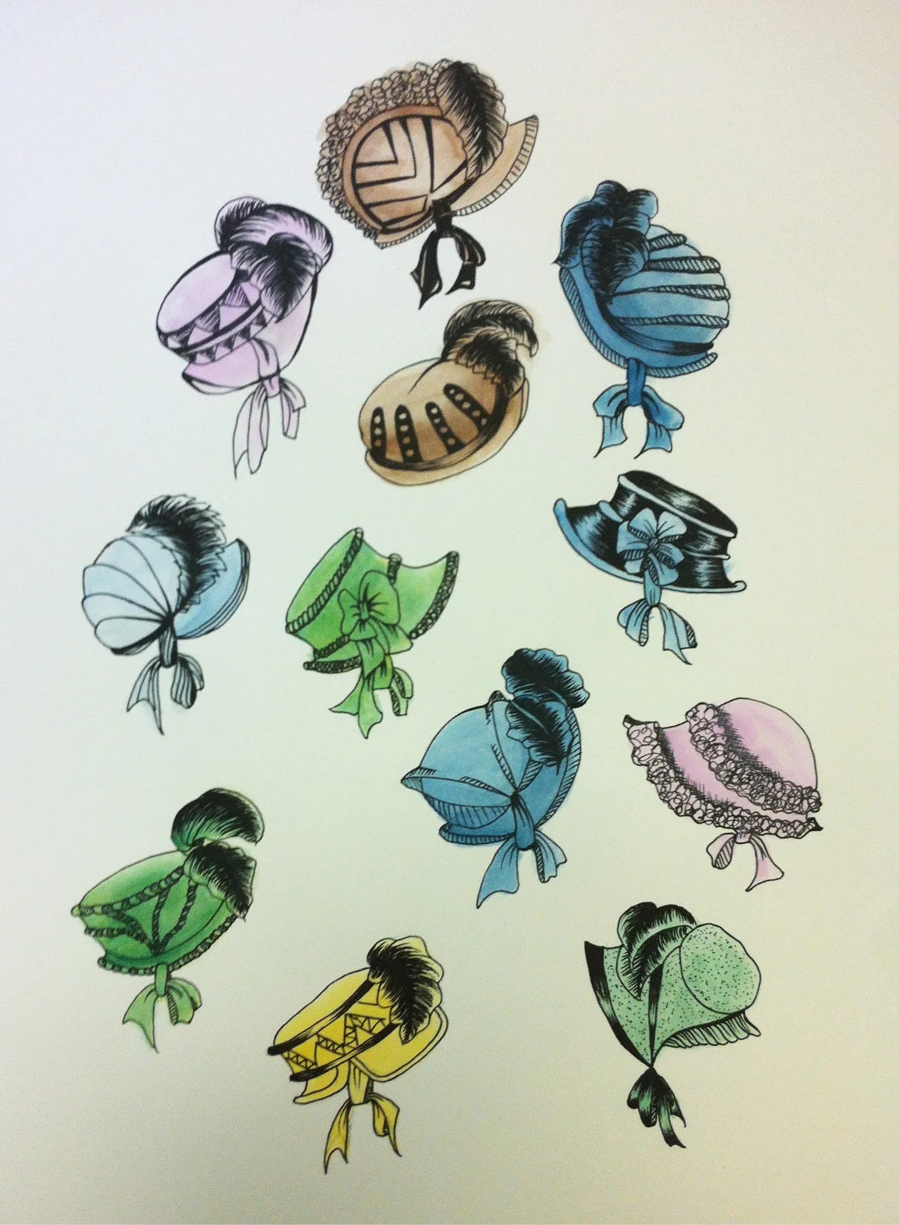  Costume Drawing For A Scene 