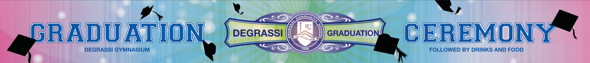  Graduation Ceremony Banner 