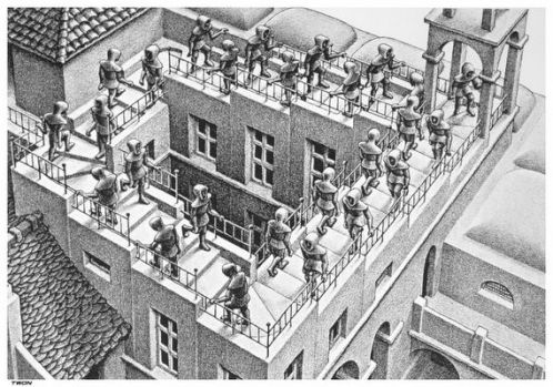 Ascending and Descending, M.C. Escher, 1960
