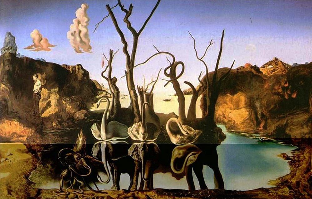 Swans Reflecting Elephants, Salvador Dali, 1937