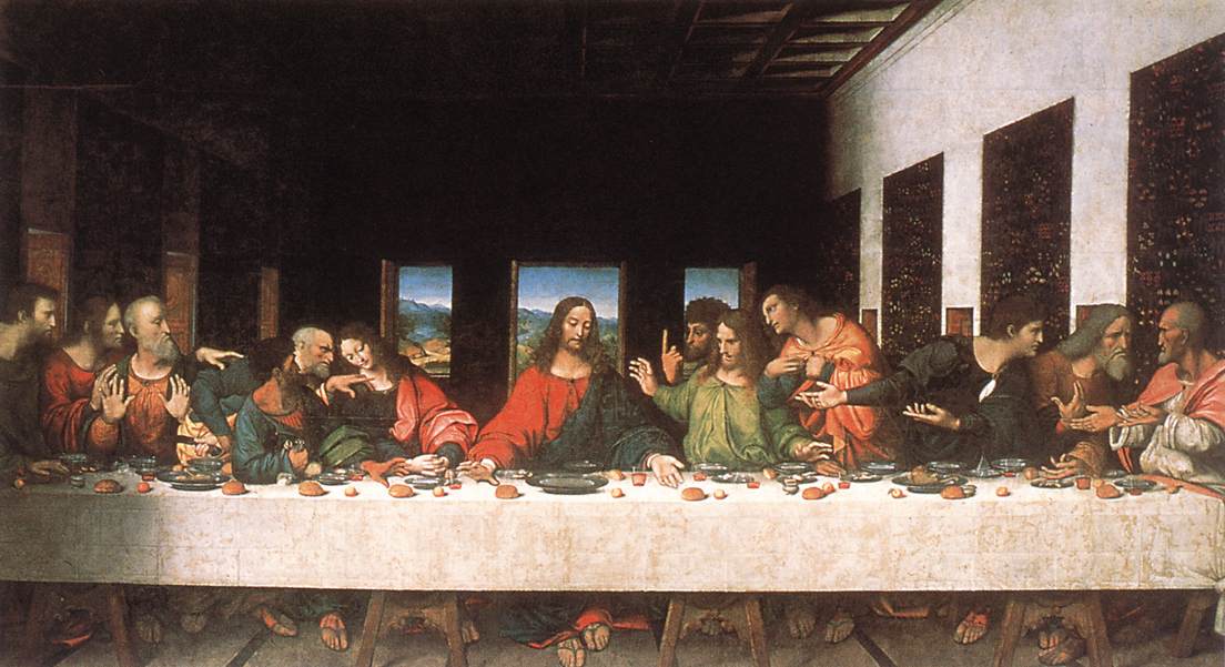 The Last Supper, Leonardo da Vinci, 1498