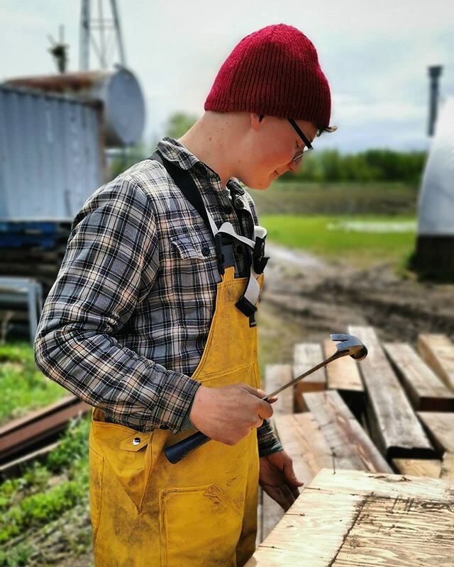 Family run means family run. We are so proud of our son, Silas, for being ready, able and willing to work on the farm this summer. What I see from a mama's point of view is a young man testing the capacity of his mind, body and will to participate in