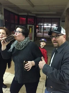 Celebrating with good friends