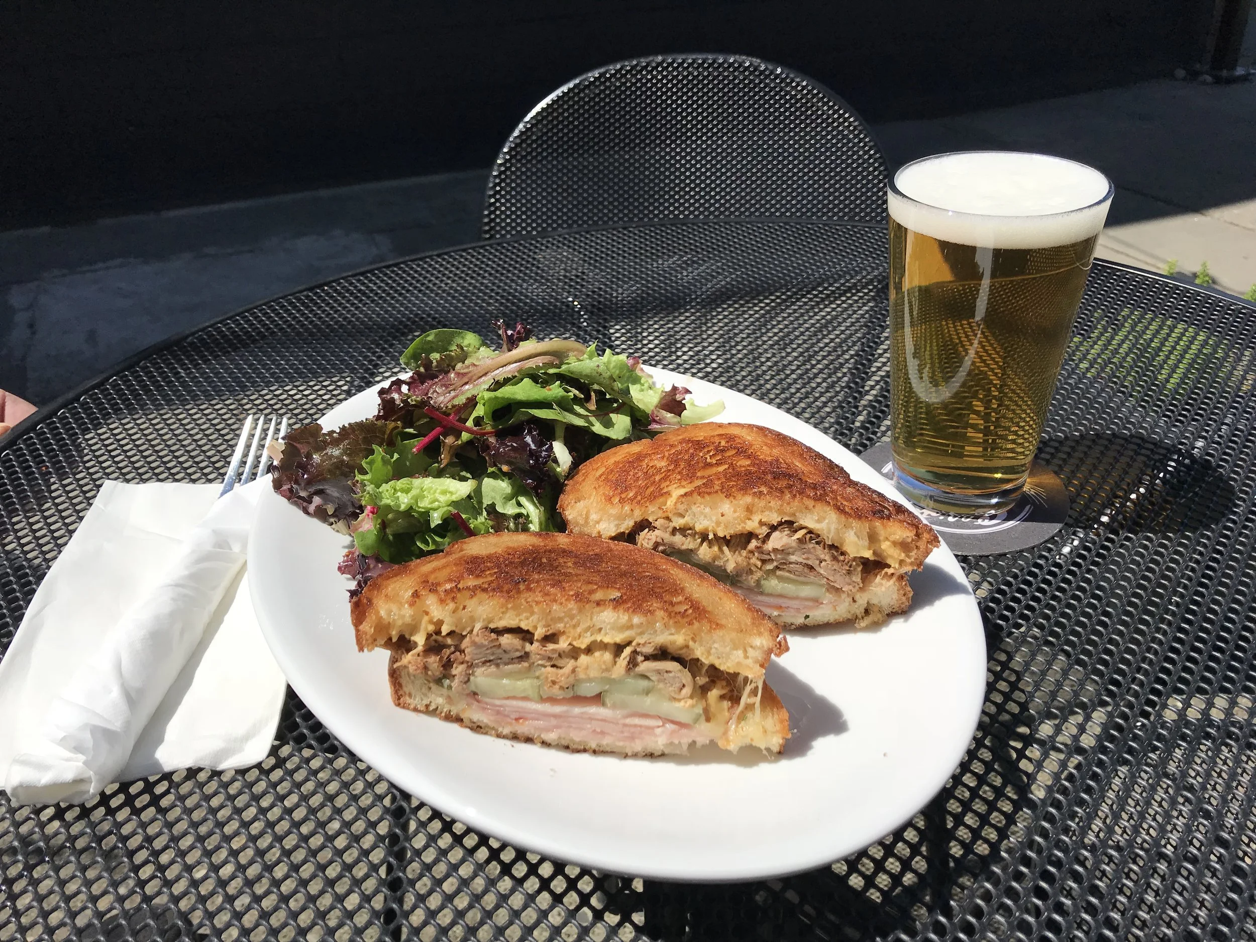 The patio is open!