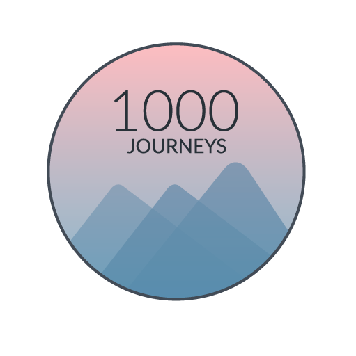 The official logo of 1,000 Journeys