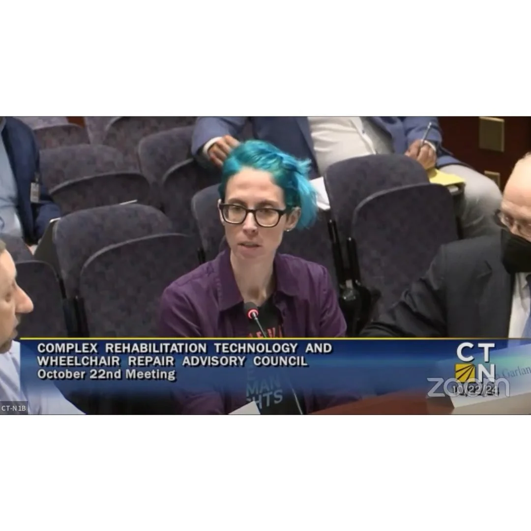 Whoops! I've been so busy with everything that @stoningtonpride  is doing in the wake of the election that I forgot to remind you that yesterday was our monthly meeting of the Wheelchair Repair Advisory Council.

The one where we continue to work tog