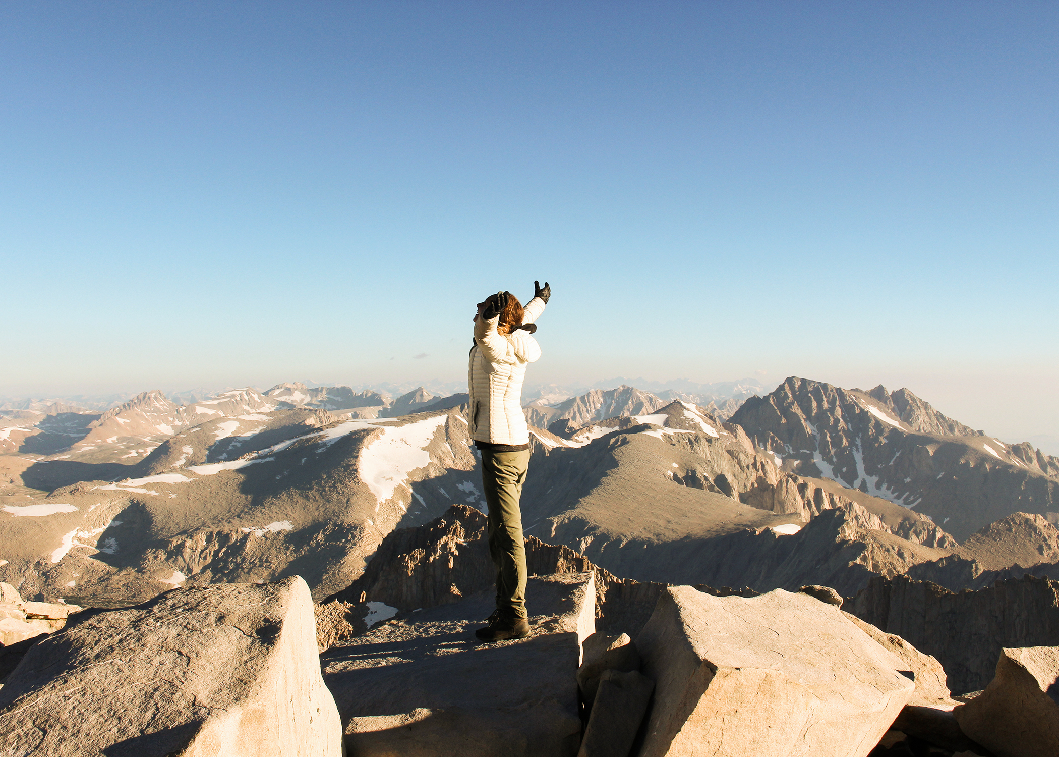 Summit of Mount Whitney, 14,500 ft. July 27, 2017