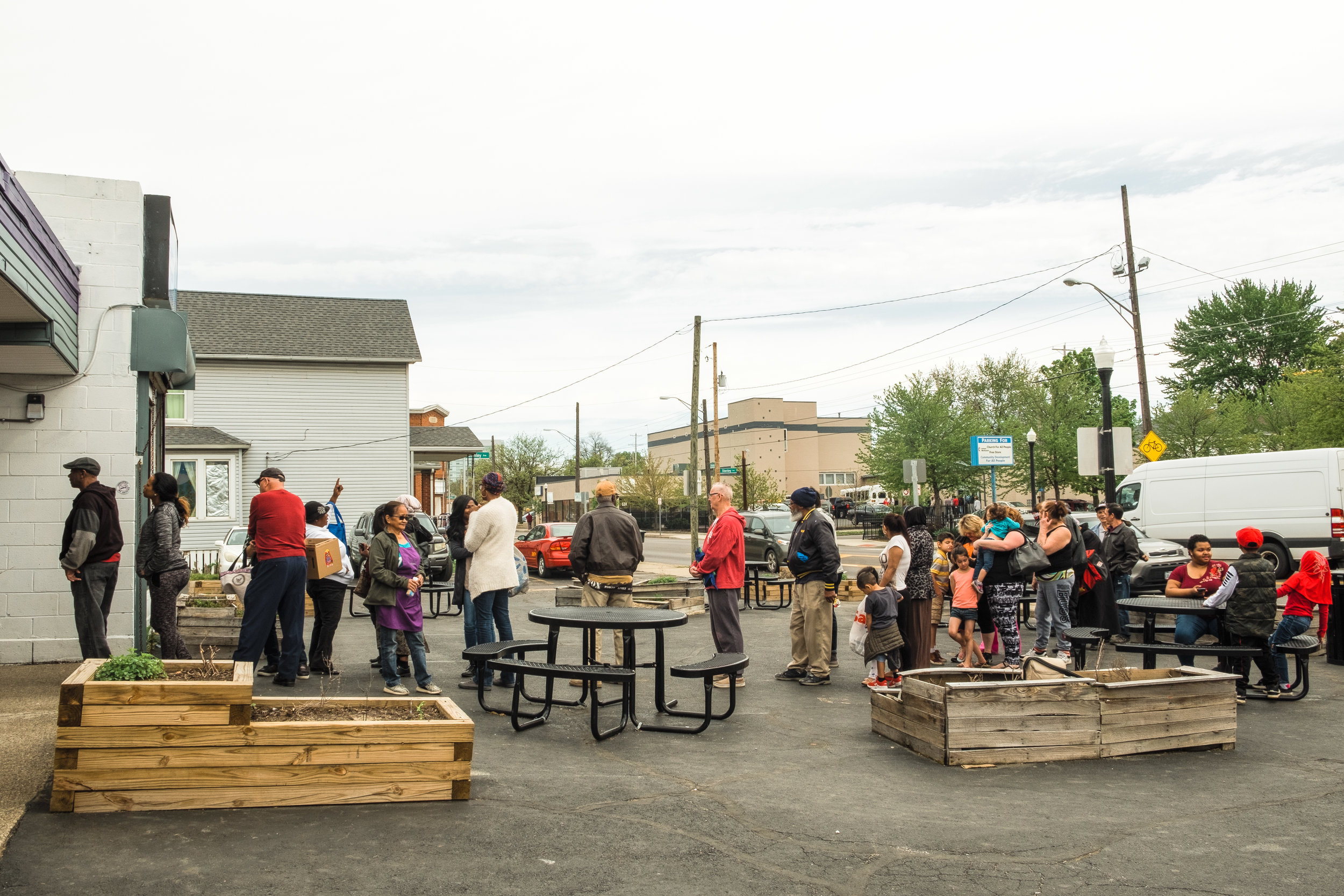  Produce is available to people with earnings up to 200 percent of the federal poverty level. The market opens its doors from 11:00am-5:00pm 5 days a week and every day the line for customers wraps around the building. 