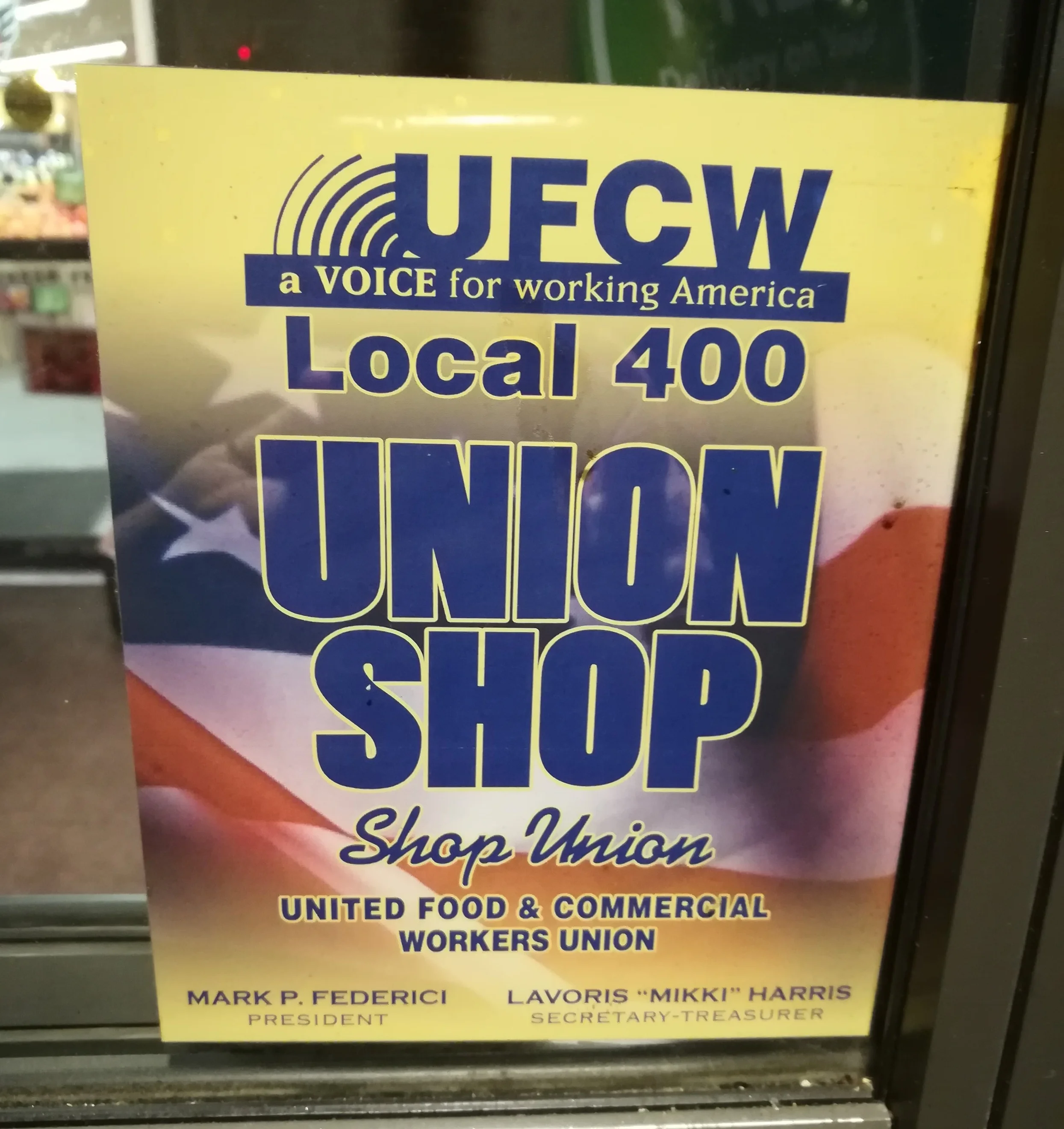 My local Safeway is a union shop! 