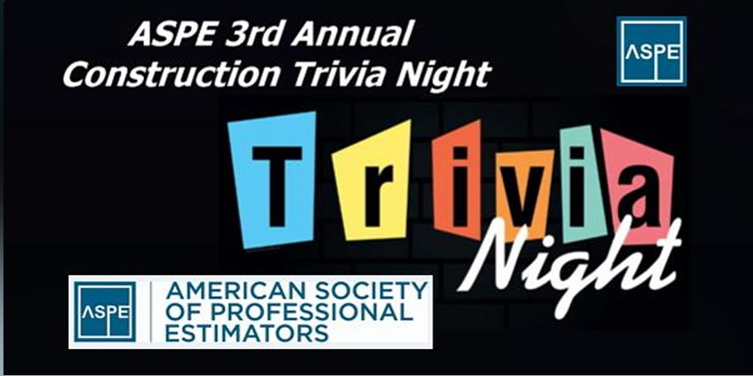 3rd Annual ASPE Construction Trivia Night Fund Raiser for VCP Tiny Houses