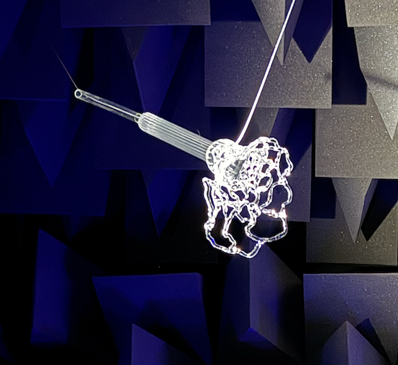 'The Glass Hearing Trumpet' (anechoic chamber)