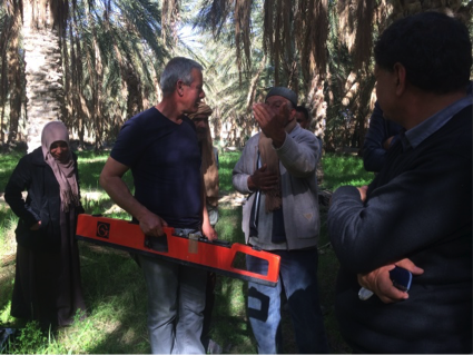 Interaction with Fatnassa farmers (Tunisia)