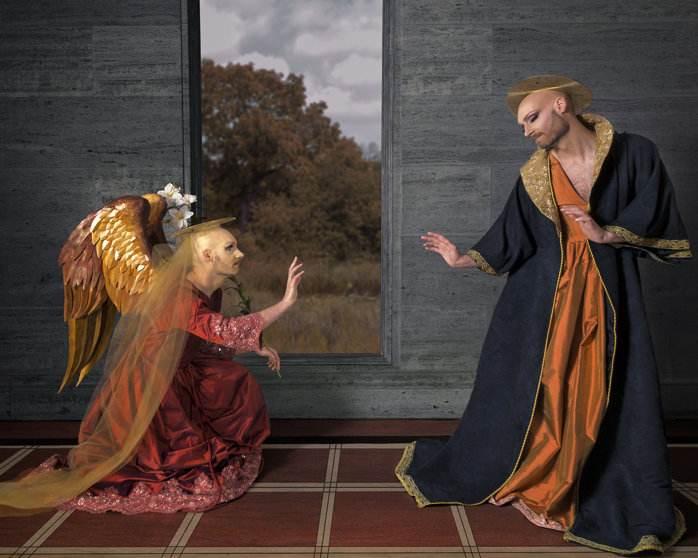  Annunciation (after Botticelli), 2015 