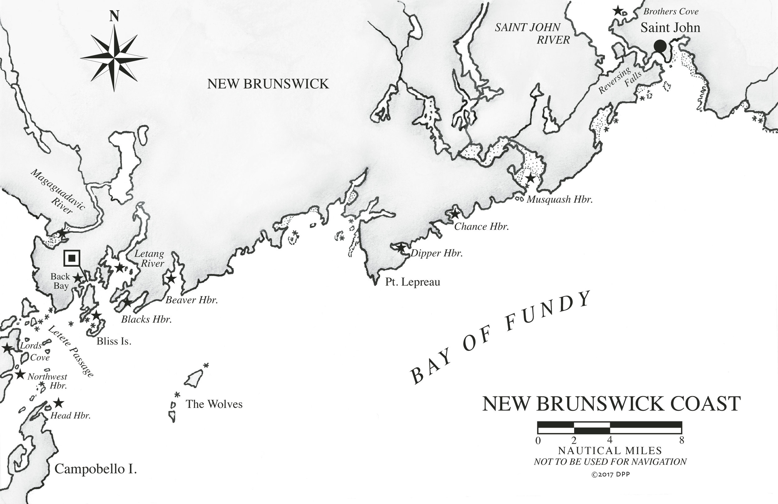 Cruzeiros para Saint John (Baía de Fundy), New Brunswick