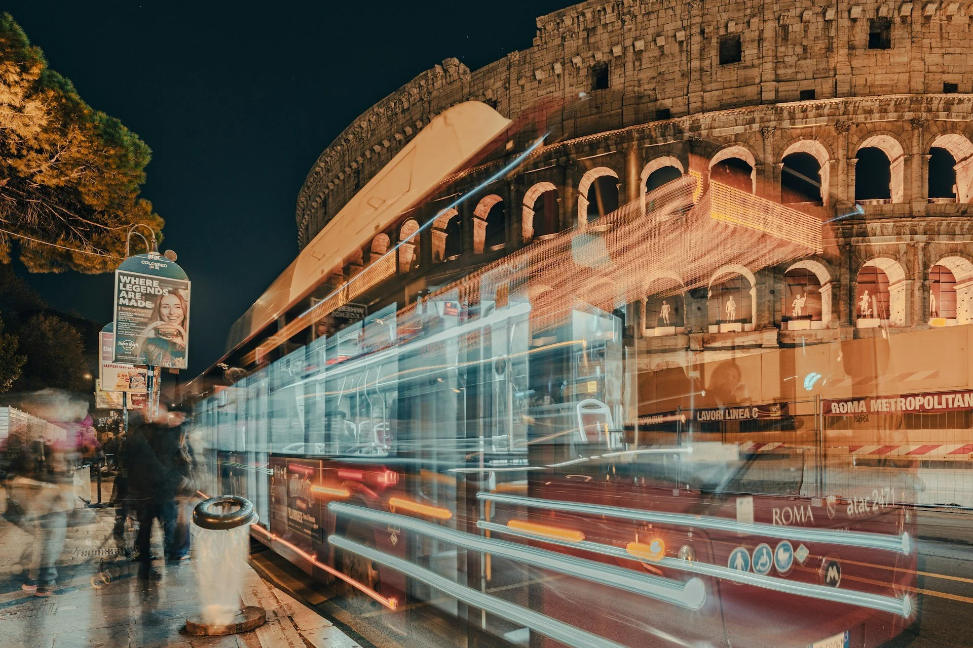 Public Bus in Rome