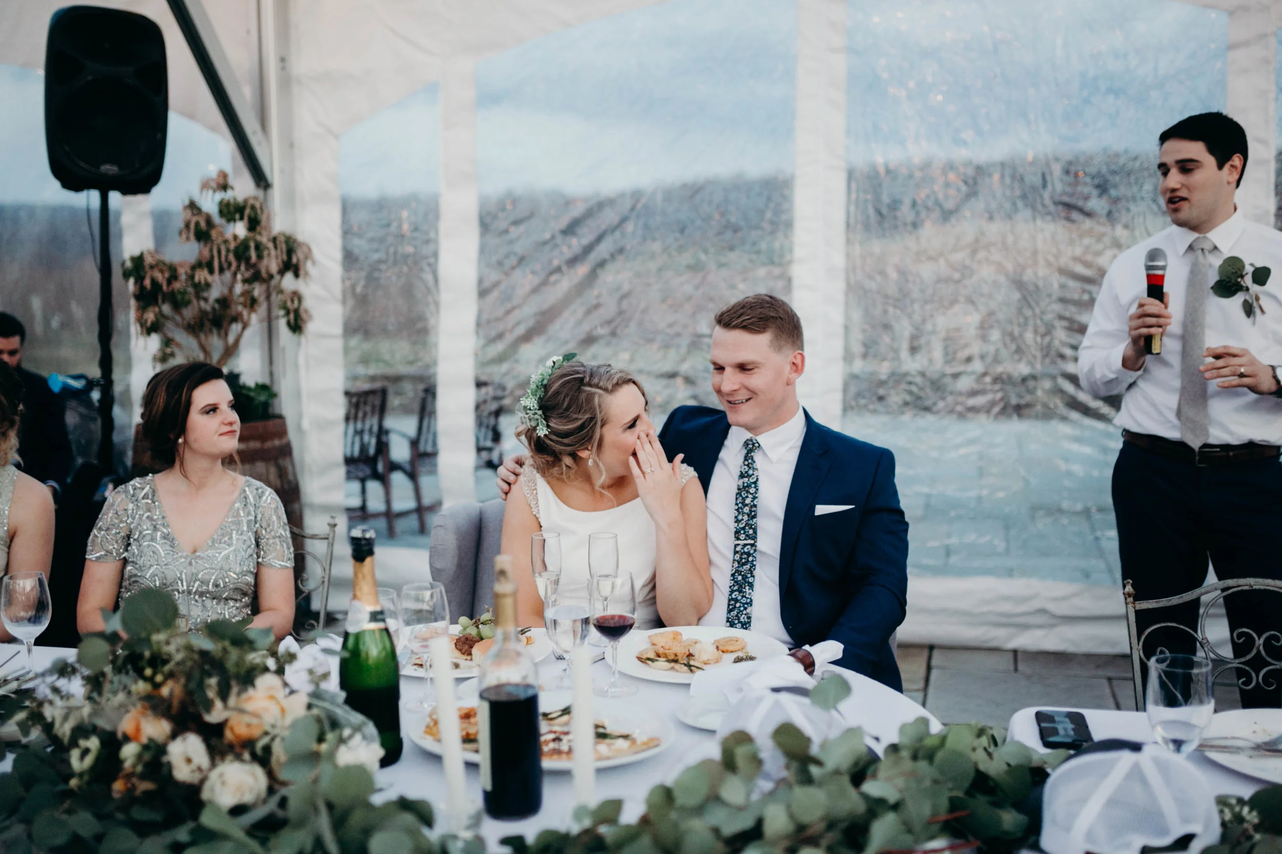 believe it or not, toasts are actually one of my favorite parts of wedding days. I love hearing everyone's stories! 