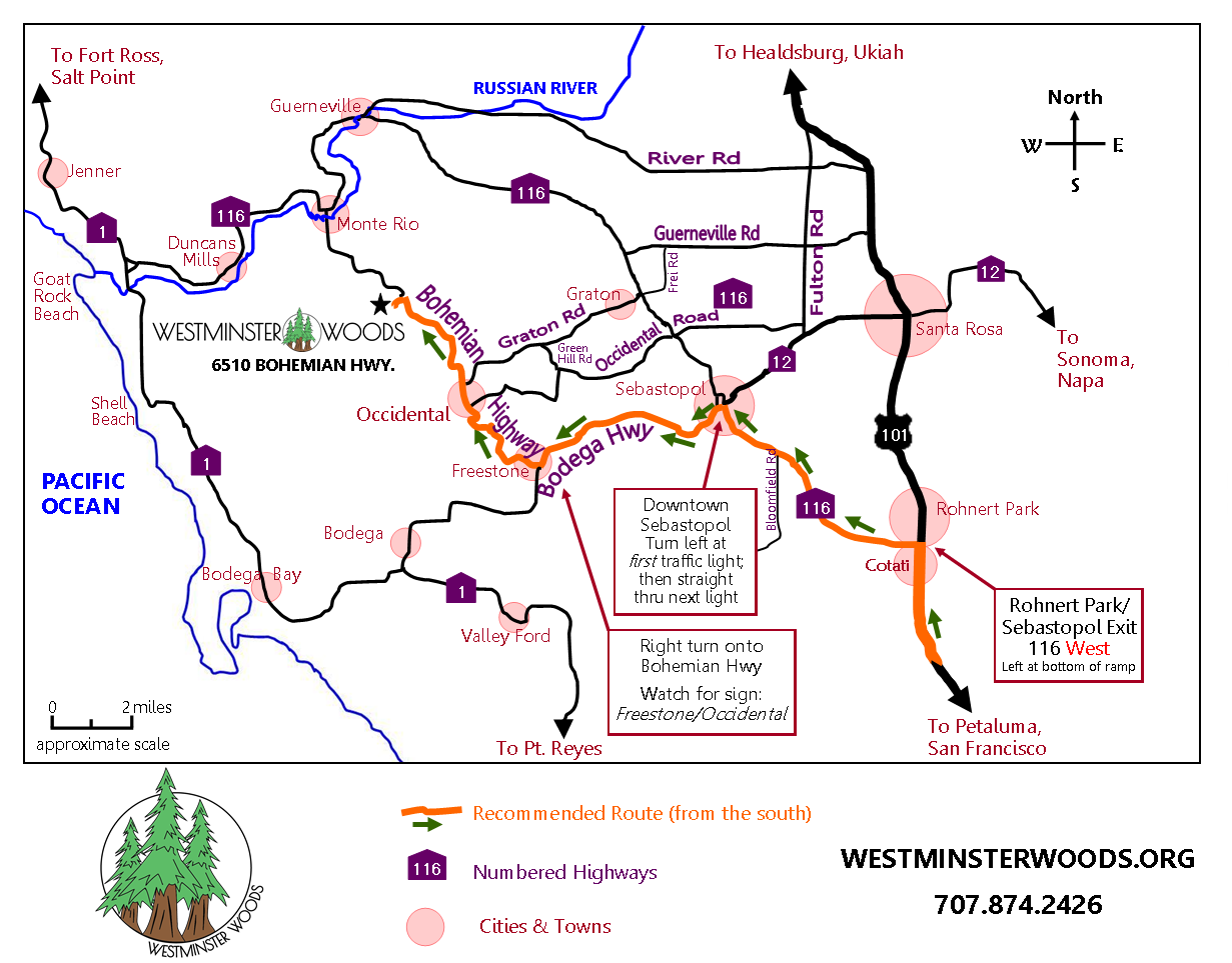 Driving Directions — Westminster Woods
